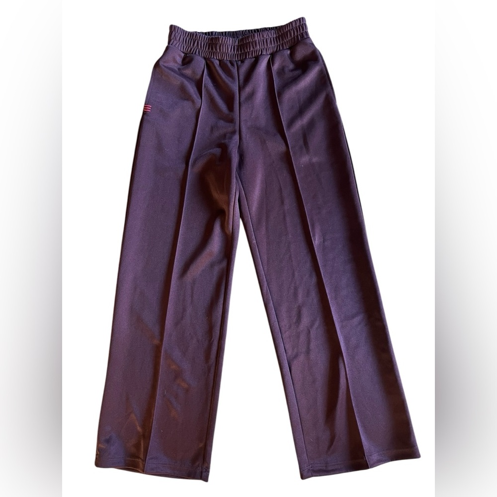 BDG Urban Outfitters UO Piper Brown Wide Leg Track Pants Elastic Waist Size S - Picture 2 of 11